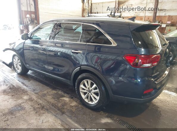5XYPGDA30KG546935 2019 KIA SORENTO Dark Blue Trasero izquierdo