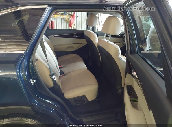 5XYPGDA30KG546935 2019 KIA SORENTO Dark Blue Vista de la etiqueta del VIN