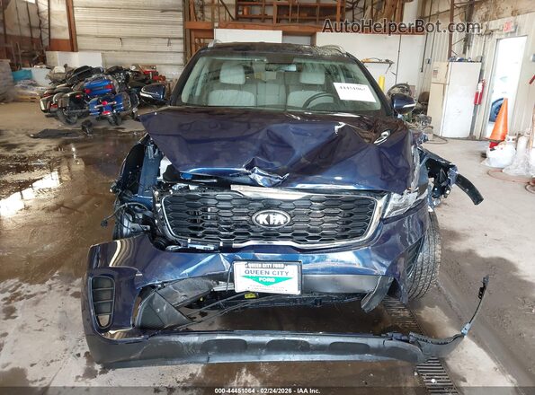 5XYPGDA30KG546935 2019 KIA SORENTO Dark Blue Vista del cuadro de instrumentos