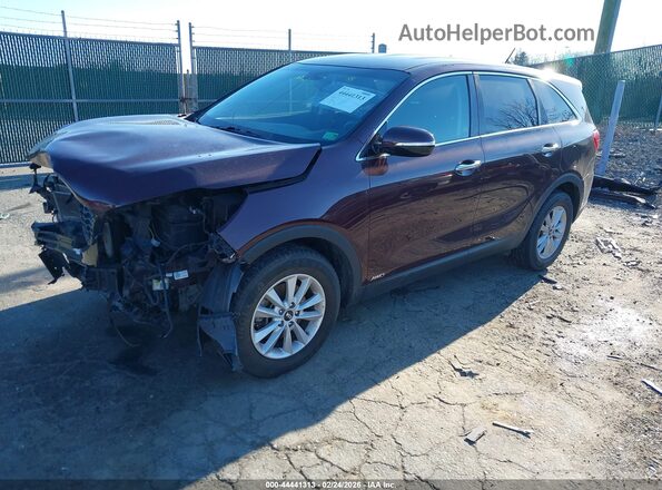 5XYPGDA30LG675419 2020 KIA SORENTO Maroon 