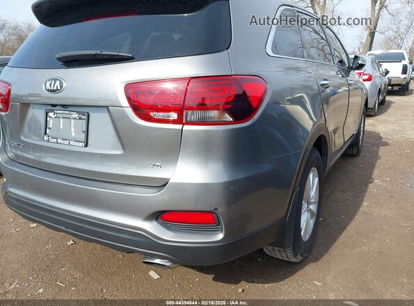 5XYPGDA50KG551909 2019 KIA SORENTO Gray წინა ხედი
