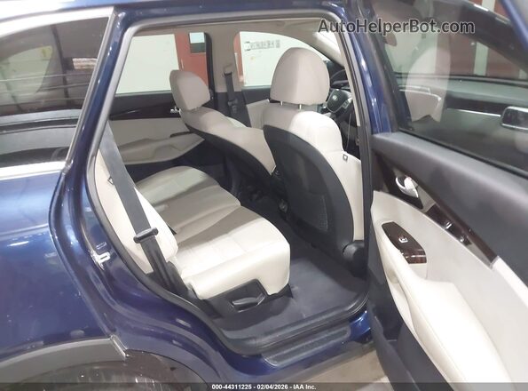 5XYPGDA53KG546946 2019 KIA SORENTO Blue Vista de la etiqueta del VIN
