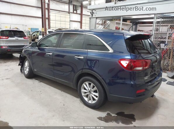 5XYPGDA53KG546946 2019 KIA SORENTO Blue Trasero izquierdo