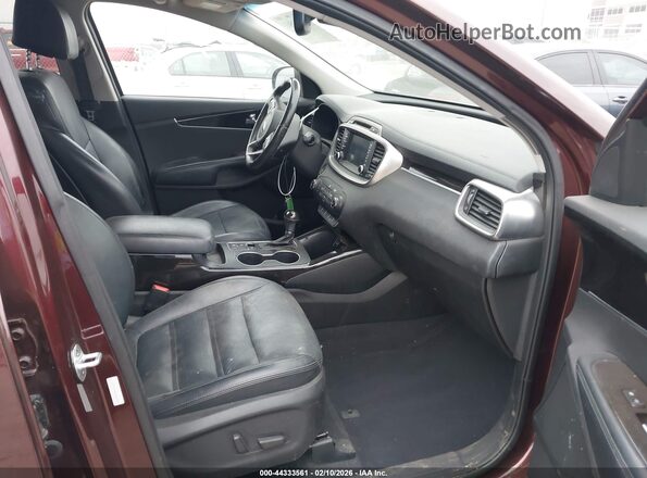 5XYPH4A55HG236982 2017 KIA SORENTO Burgundy 
