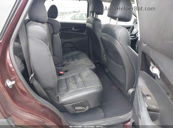 5XYPH4A55HG236982 2017 KIA SORENTO Burgundy 