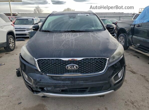5XYPH4A56JG346784 2018 KIA SORENTO Black 