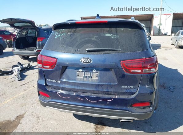 5XYPH4A58KG495540 2019 KIA SORENTO Dark Blue 