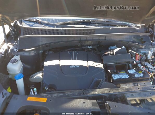 5XYPKDA58HG283683 2017 KIA SORENTO Gray Rear view