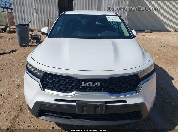 5XYRG4LC1NG133898 2022 KIA SORENTO White 