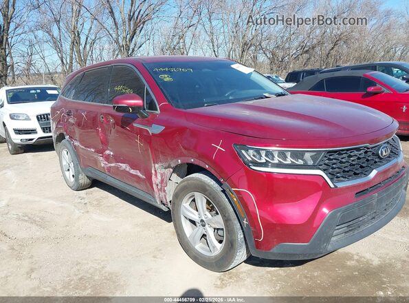 5XYRG4LC8MG001588 2021 KIA SORENTO Red წინა ხედი