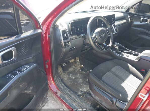 5XYRG4LC8MG001588 2021 KIA SORENTO Red წინა სალონის ხედი