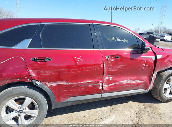 5XYRG4LC8MG001588 2021 KIA SORENTO Red უკანა სალონის ხედი