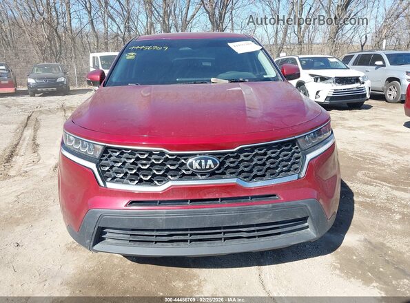 5XYRG4LC8MG001588 2021 KIA SORENTO Red ხელსაწყოთა პანელის ხედი
