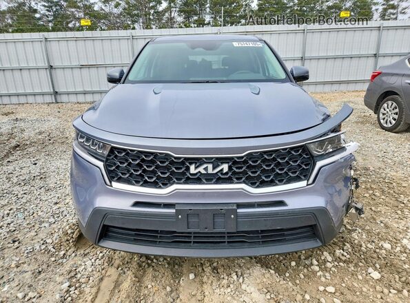5XYRG4LCXNG110197 2022 KIA SORENTO Gray Դիմացի տեսք