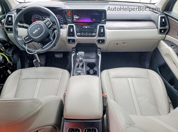 5XYRH4LF0NG140400 2022 KIA SORENTO Gray Vista del salpicadero