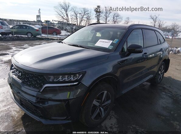 5XYRH4LF6PG166454 2023 KIA SORENTO Серый Передняя левая четверть