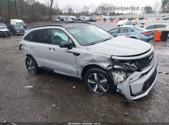 5XYRH4LF7NG141107 2022 KIA SORENTO Silver ხელსაწყოთა პანელის ხედი