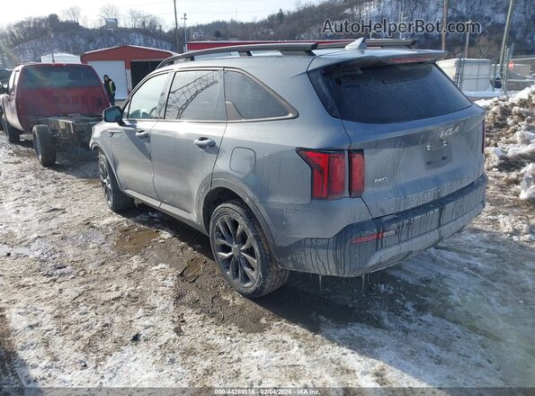 5XYRHDLF6NG097505 2022 KIA SORENTO Gray Tył lewy