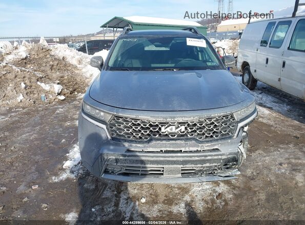 5XYRHDLF6NG097505 2022 KIA SORENTO Gray Widok wnętrza z tyłu