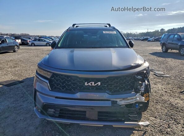 5XYRKDLF7NG071903 2022 KIA SORENTO Gray Դիմացի տեսք