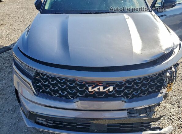 5XYRKDLF7NG071903 2022 KIA SORENTO Gray Շարժիչի բաժամունքի տեսք