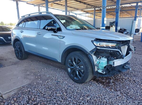 5XYRKDLF7PG239770 2023 KIA SORENTO Gray Delantero derecho