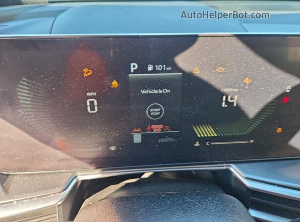5XYRL4JC2RG286259 2024 KIA SORENTO Black Instrument cluster view