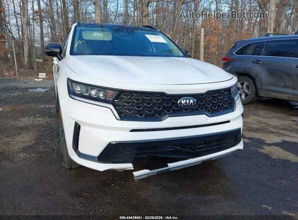 5XYRL4LC4MG009599 2021 KIA SORENTO White Front view