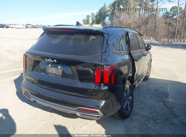 5XYRL4LC4PG214554 2023 KIA SORENTO Black უკანა მარჯვენა