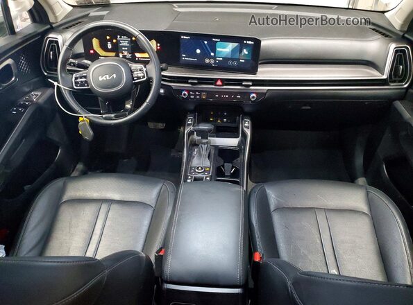 5XYRLDJC8SG319707 2025 KIA SORENTO Gray წინა პანელის ხედი