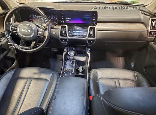 5XYRLDLC0NG130759 2022 KIA SORENTO Black Widok deski rozdzielczej