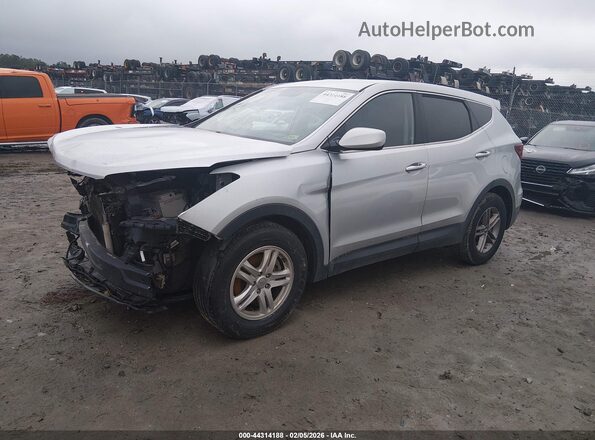 5XYZT3LB4HG462564 2017 HYUNDAI SANTA FE SPORT Silver წინა მარცხენა ხედი სამი მეოთხედიდან