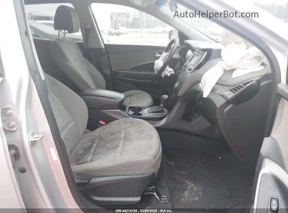 5XYZT3LB4HG462564 2017 HYUNDAI SANTA FE SPORT Silver წინა სალონის ხედი