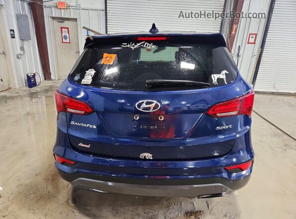 5XYZT3LBXHG434140 2017 HYUNDAI SANTA Blue Vista trasera