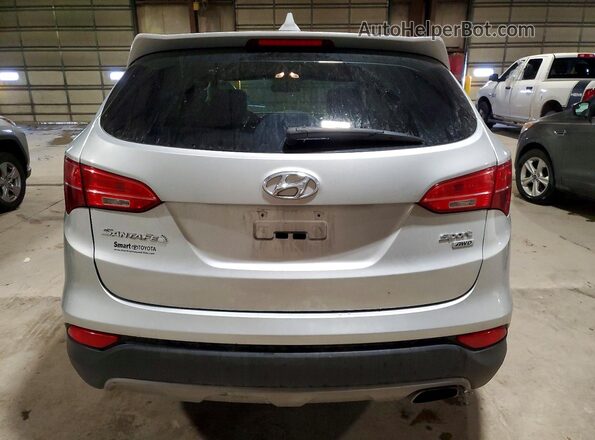 5XYZTDLB7GG328538 2016 HYUNDAI SANTA Silver უკანა ხედი