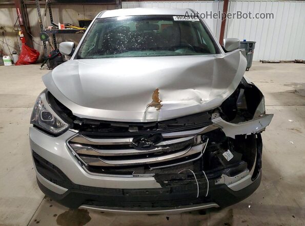 5XYZTDLB7GG328538 2016 HYUNDAI SANTA Silver წინა ხედი