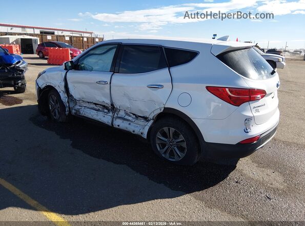 5XYZTDLB9GG319100 2016 HYUNDAI SANTA FE SPORT White Trasero izquierdo