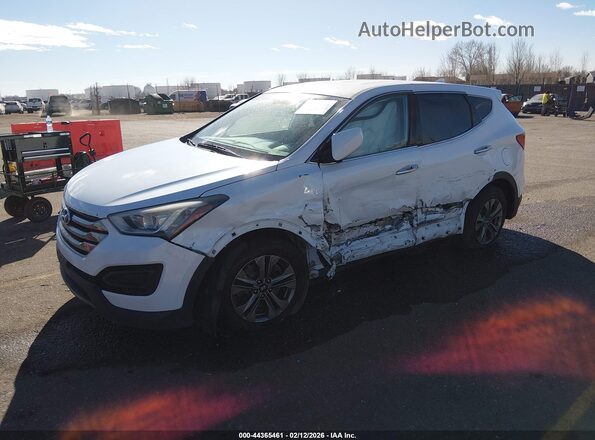 5XYZTDLB9GG319100 2016 HYUNDAI SANTA FE SPORT White Vista tres cuartos delantera izquierda