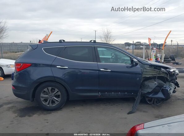 5XYZU3LB4GG355655 2016 HYUNDAI SANTA FE SPORT Dark Blue Rear interior view