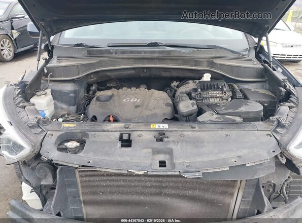 5XYZU3LB4GG355655 2016 HYUNDAI SANTA FE SPORT Dark Blue Rear view