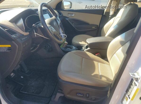 5XYZU3LB5HG483369 2017 HYUNDAI SANTA White Front interior view