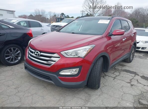 5XYZUDLBXGG314548 2016 HYUNDAI SANTA FE SPORT Red Przód lewy