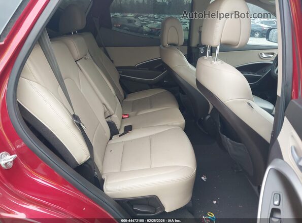 5XYZUDLBXGG314548 2016 HYUNDAI SANTA FE SPORT Red Widok naklejki z numerem VIN