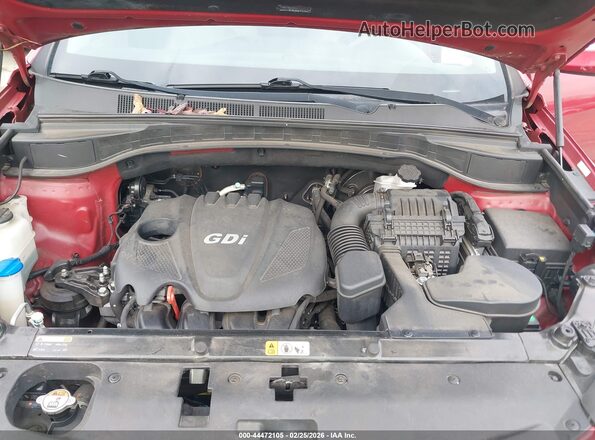 5XYZUDLBXGG314548 2016 HYUNDAI SANTA FE SPORT Red Widok z tyłu