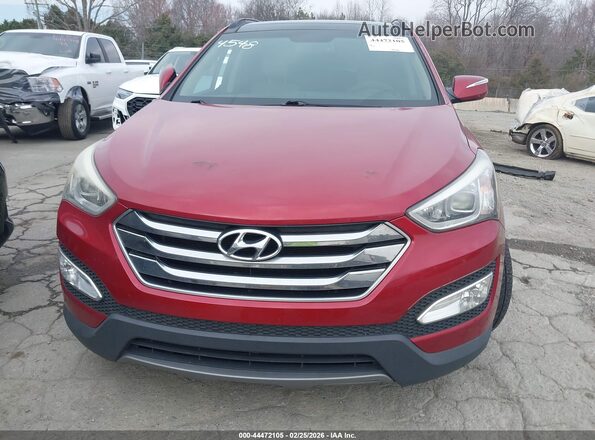 5XYZUDLBXGG314548 2016 HYUNDAI SANTA FE SPORT Red Widok zestawu wskaźników