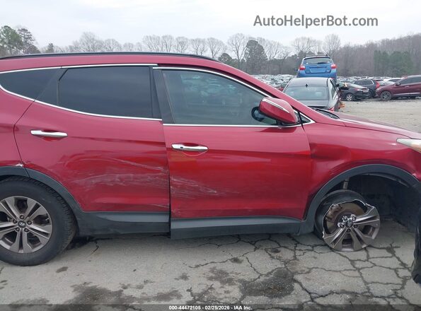 5XYZUDLBXGG314548 2016 HYUNDAI SANTA FE SPORT Red Widok wnętrza z tyłu