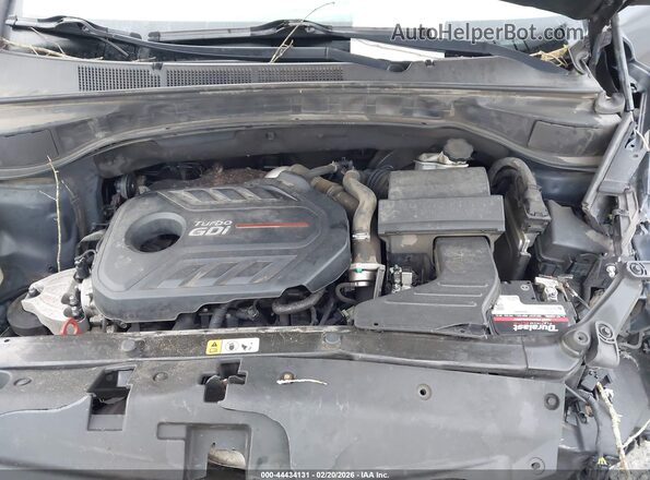 5XYZW4LA7HG492968 2017 HYUNDAI SANTA FE SPORT Blue უკანა ხედი