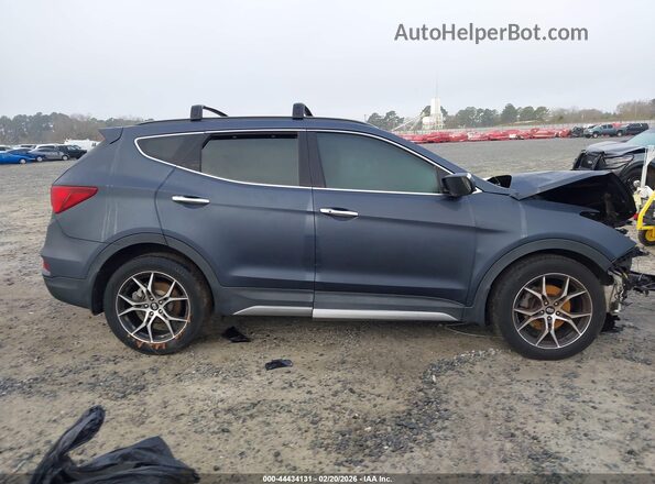 5XYZW4LA7HG492968 2017 HYUNDAI SANTA FE SPORT Blue უკანა სალონის ხედი
