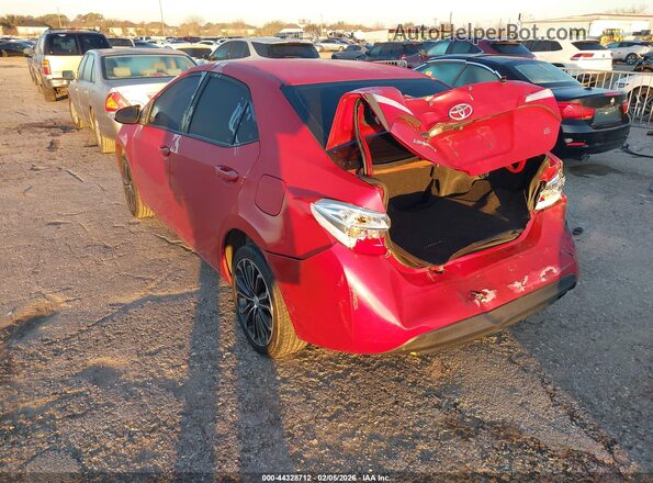 5YFBURHE7GP429282 2016 TOYOTA LL Red უკანა მარცხენა