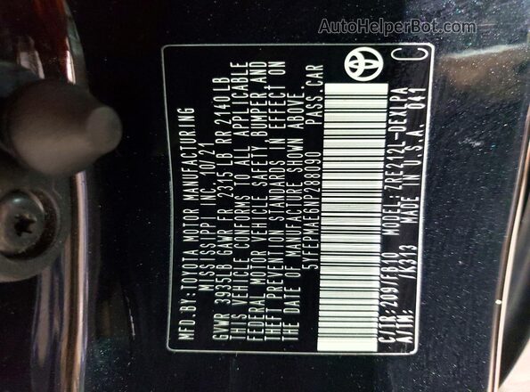 5YFEPMAE6NP288090 2022 TOYOTA LL Black Вид підкапотного простору
